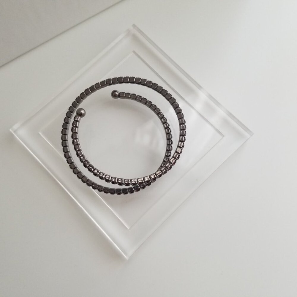 Ruby Red Rhinestone Bangle - Picture 6 of 12
